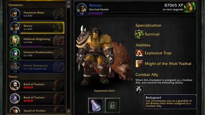 Locked Previewing the Hunter class hall champions