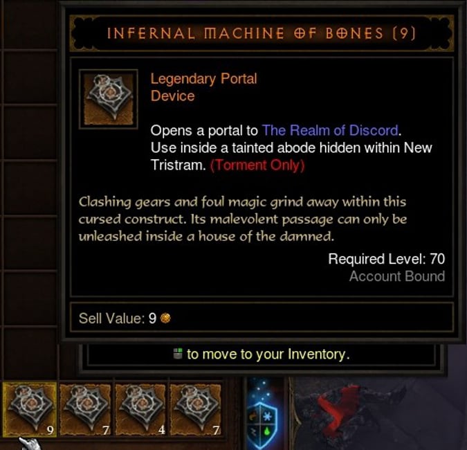 diablo 3 how to use infernal machines