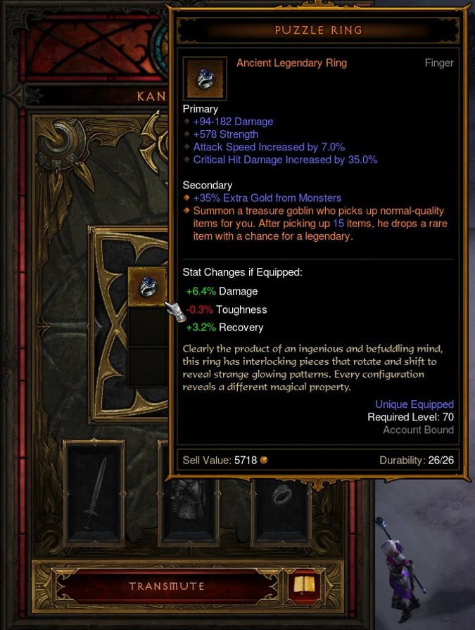 diablo 3 how does puzzle ring work