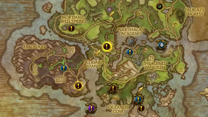 wow legion flying zones