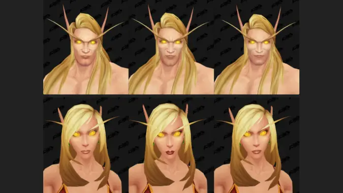 New Blood Elf Customization Options Added In Latest Alpha Build