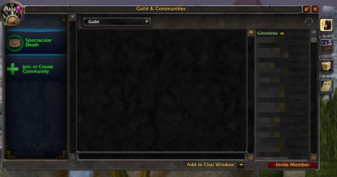 Anyway to clear chat window in wow