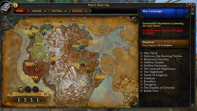 world quests not tracking