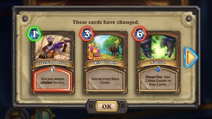 Hearthstone players by big nerfs just in time for the holidays