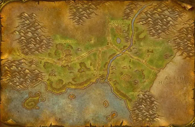 Wetlands Map Wow