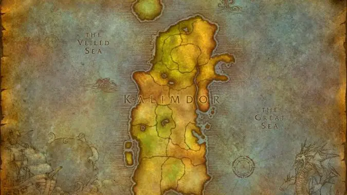 Kalimdor Map