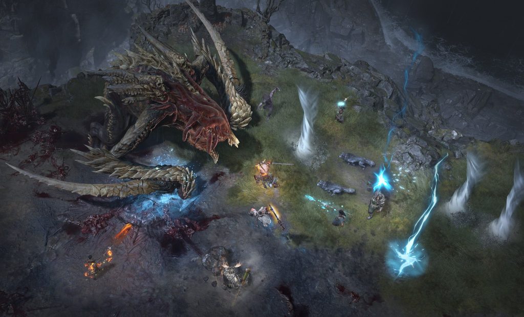 Diablo 4 multiplayer world boss encounter