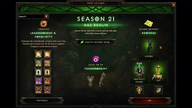 Diablo 3 Season 21