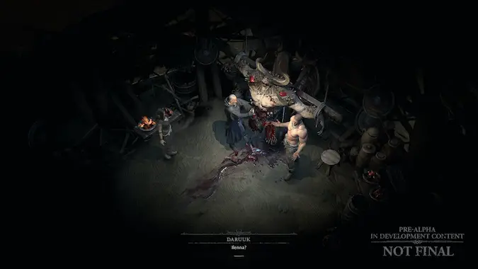 Diablo 4 In-Game Conversation