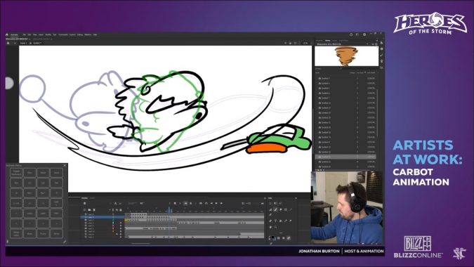 BlizzConline Artists at work Carbot Animations gallery