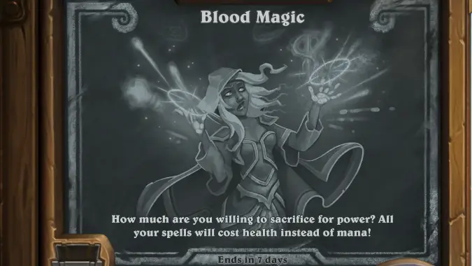 The decks you to win the Blood Magic Hearthstone Tavern Brawl