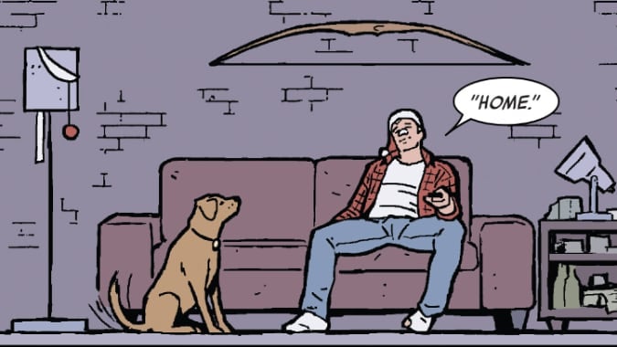 Meet Lucky the dog, the most important character in the new Disney+ Hawkeye  series