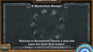 How to win A Mysterious Recipe Hearthstone Tavern Brawl