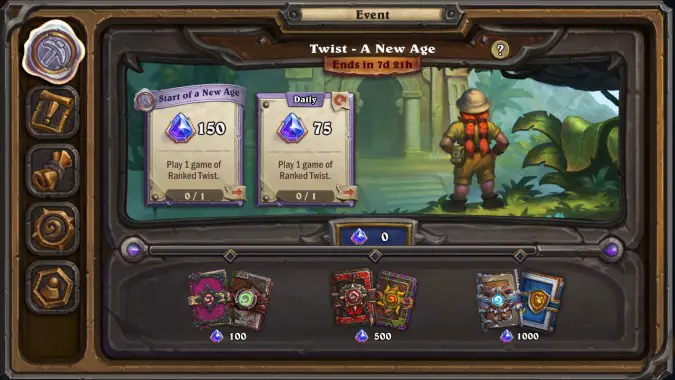 Ben Hearthstone on X: Twist decks are available for 3200 gold or