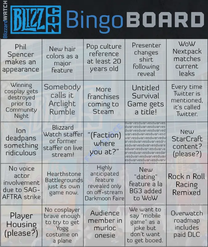 PLS DONATE Bingo Card