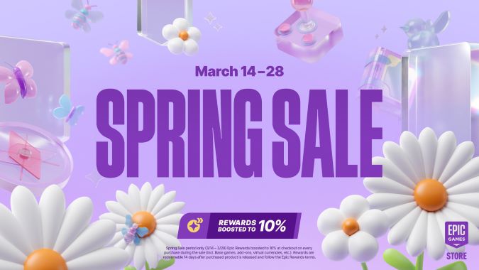 Epic Games Store Spring Sale 2024 banner