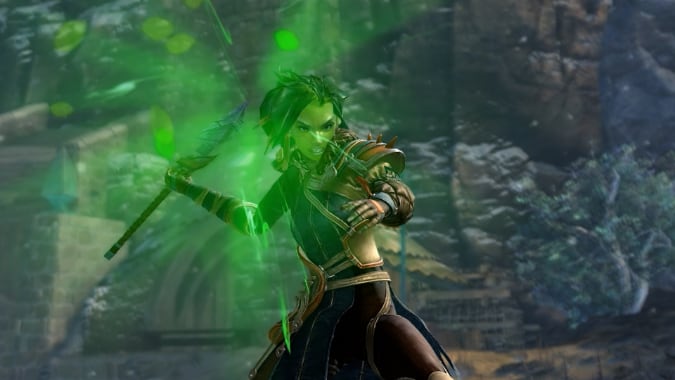 A ranger wielding a spear in Guild Wars 2