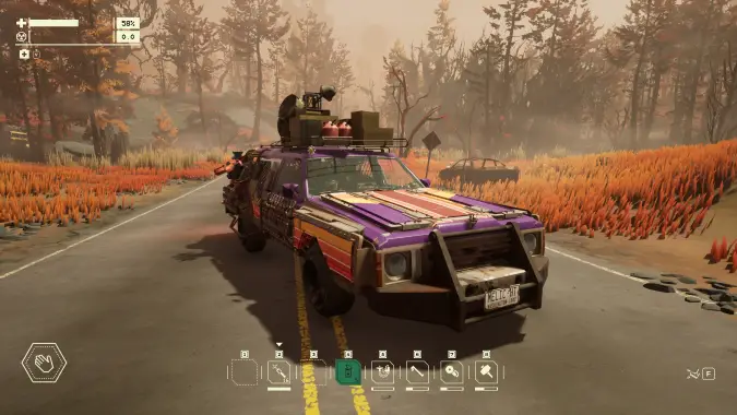 Pacific Drive Station Wagon, License Plate MELIC - HT