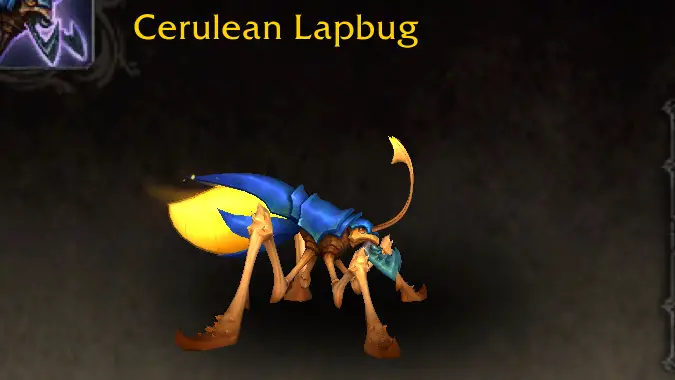 World of Warcraft Ghosts of K'aresh Cerulean Lapdog Battle Pet