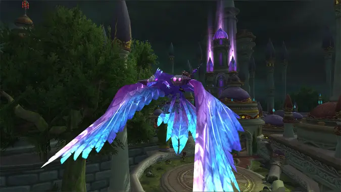 World of Warcraft: Legion Remix - Violet Spellwing mount
