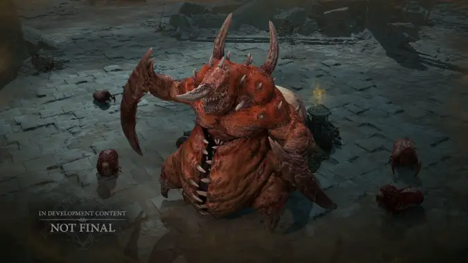 Diablo 4 Season 11 -- Duriel spawned in place of the Blood Maiden in Helltide
