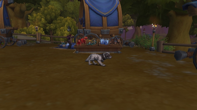 Dog in World of Warcraft Founder's Point