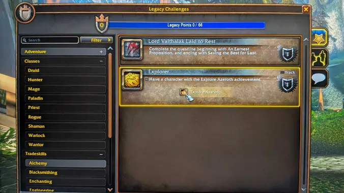 A first look at World of Warcraft: Forever's Legacy system from BlizzCon